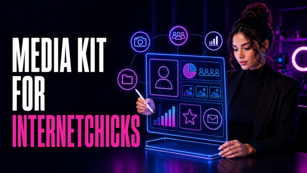 Media Kit for Internetchicks: Template, Examples, and Tips media kit for Internetchicks