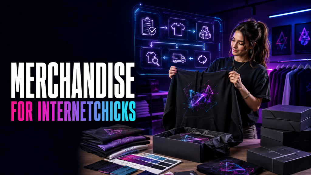 Merchandise for Internetchicks: Creator Merch Guide Merchandise