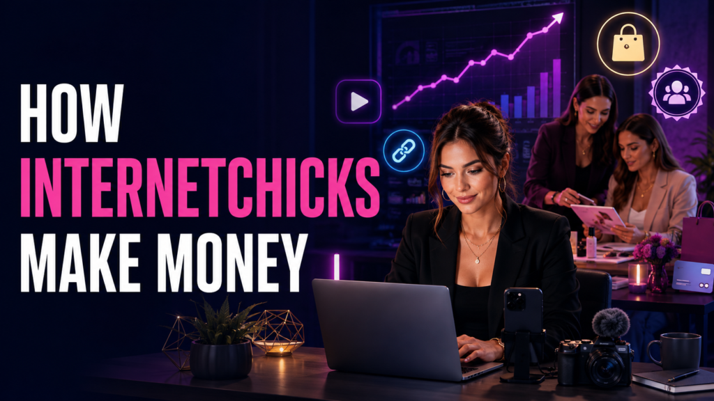 how Internetchicks make money